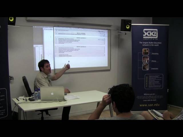 SAE Session: Producción de audio en grandes eventos musicales, por Jose María Rosillo