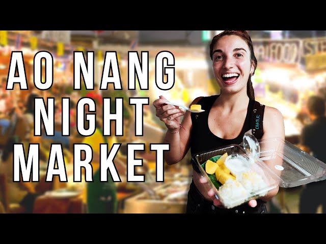 Street Food Market Ao Nang Krabi - Visit Thailand 2025