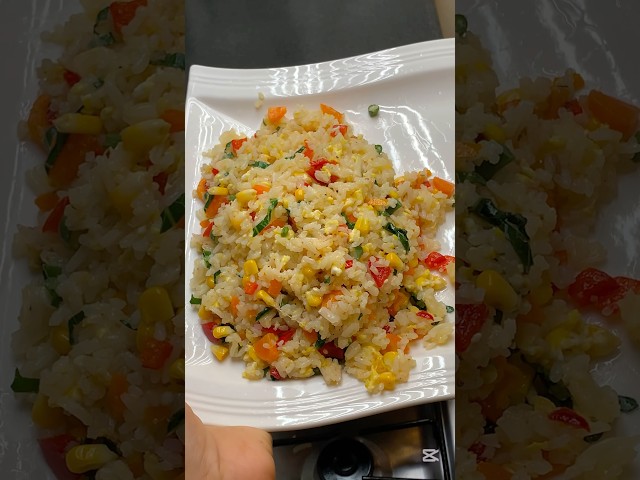 Easy Rice and egg recipe #cookingvideo #cookingshorts #ricerecipe #cookingchannel