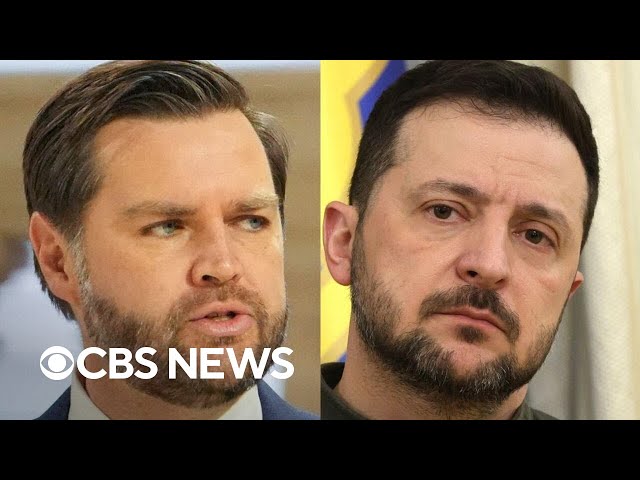 What did JD Vance, Zelenskyy discuss as Trump administration pushes peace plans?