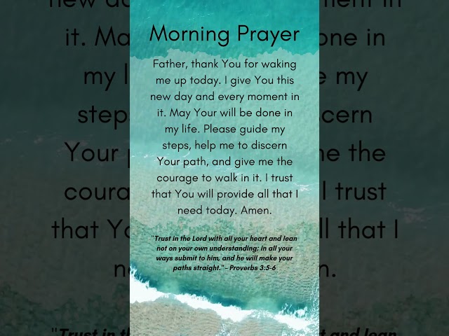 Powerful Morning Prayer #shorts #prayer #bibleverse