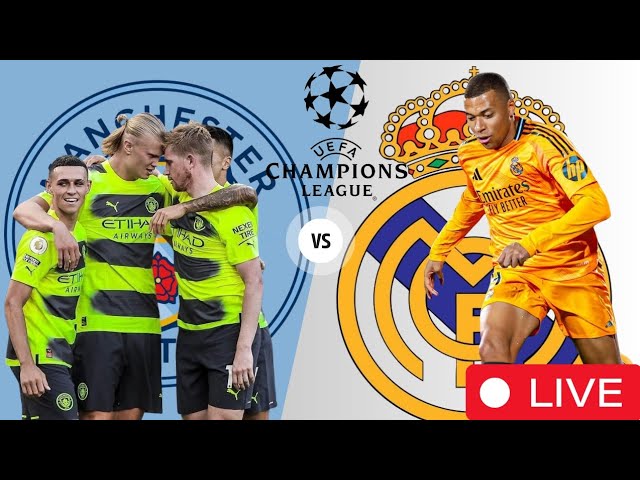 Real Madrid vs manchester city en vivo - dieciceisavos de la Champions League 🚨