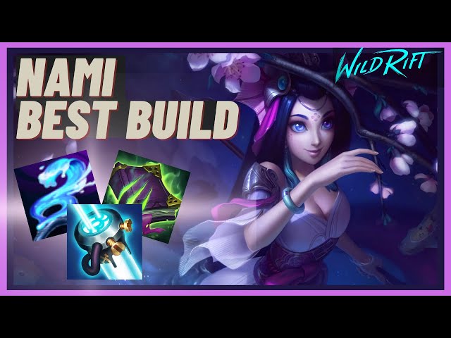 NAMI "Most Effective Support" | WILD RIFT NAMI GAMEPLAY | NAMI BEST BUILD | Splendid Staff Nami Skin