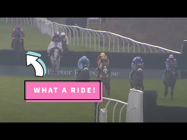 What a ride! Harry Cobden masterclass aboard Credo at Exeter | Racing TV