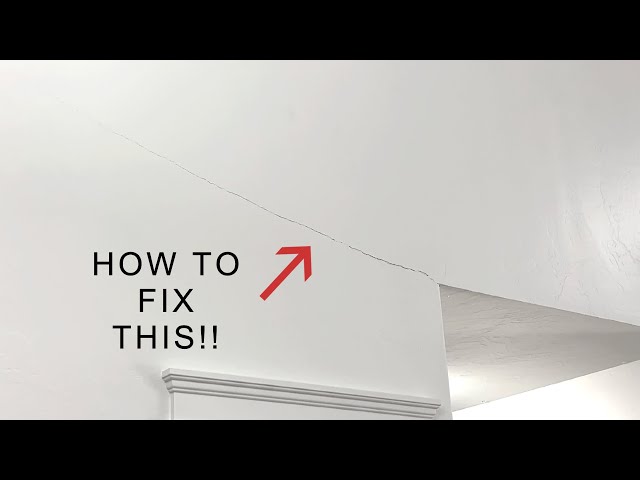 How to Repair a Crack in Drywall