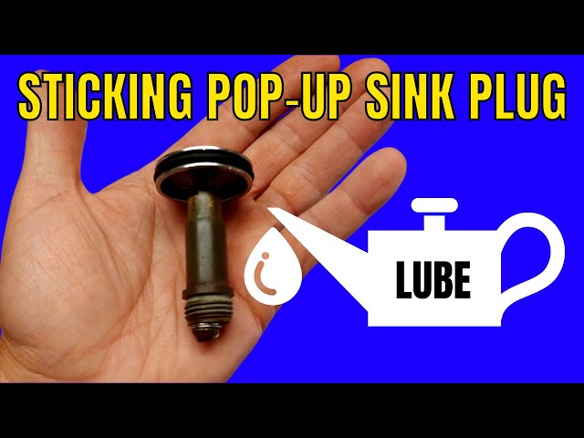 Stuck Pop Up Drain Stopper | Get it Working Like New Again!