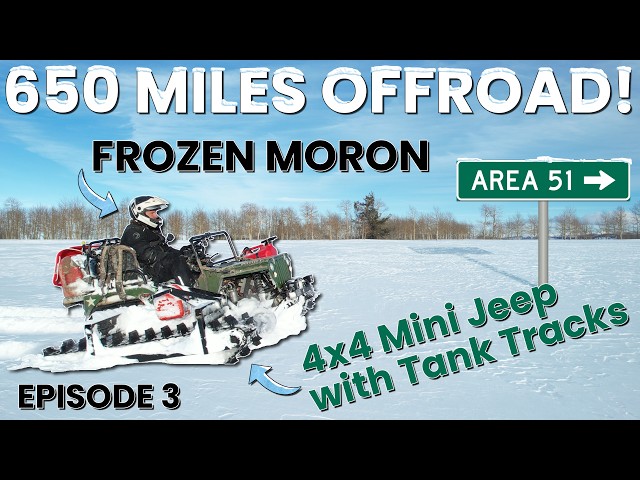 Will the MINI JEEP make it to AREA 51? Ep3: 5 days alone at 10,000ft.