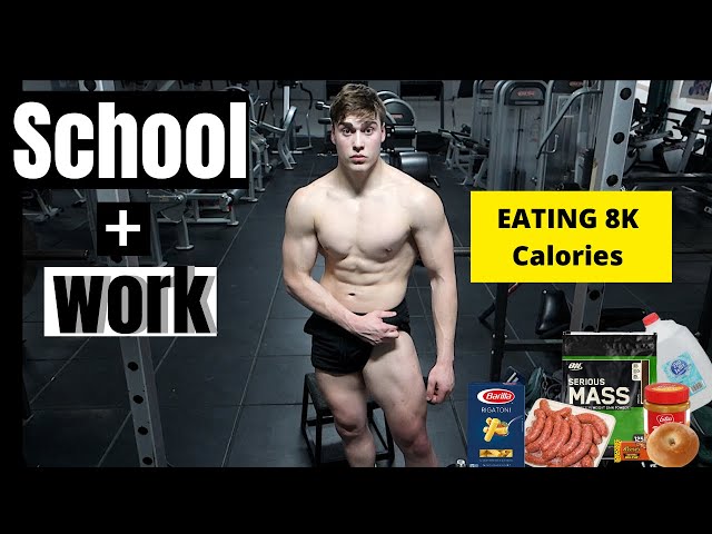 Full Day Of Eating While Going To School And Work | Leg Day | Sawyer Klatt