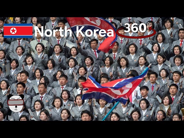 🇰🇵 360° Inside North Korea: North Korea vs South Korea Stadium (김일성경기장) | Pyongyang, North Korea