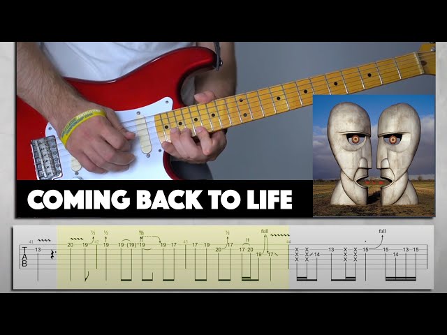 Pink Floyd - Coming Back To Life Full Guitar Lesson + Tab