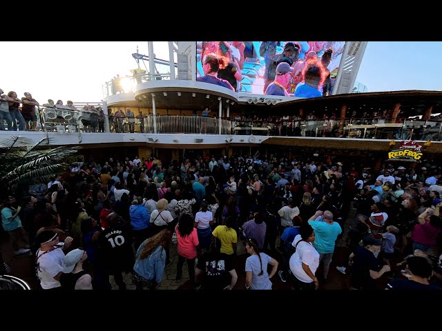 360° Sail Away Party on Carnival Jubilee! View in portrait mode or TV or laptop for better quality