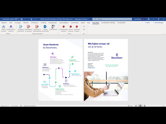 Dynamics 365 Sales 2 offerte voorbeelden met DocuFlow