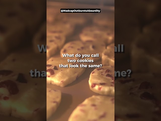 What do you call two cookies that look the same #comedy #humor #dadjokes #funnyshorts #absurdity