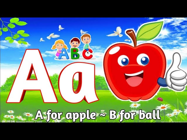 A For Apple - ABC Alphabet songs With Sound For Children, Phonic Games