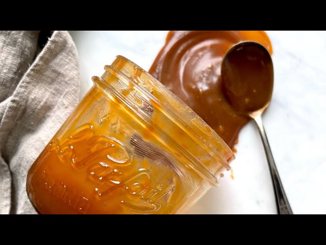 Old-fashioned SALTED CARAMEL sauce (freezes and freeze-dries well too!)