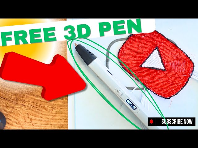 Your FREE 3D Pen Giveaway! We prove it´s working...🤫🥳