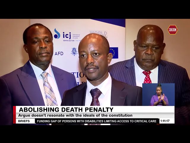 Stakeholders exploring ways of doing away with capital punishment