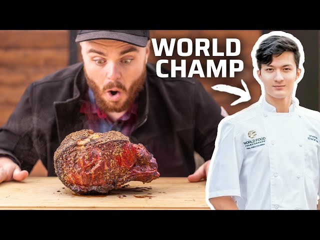 The World Food Champ Taught Me How To Cook Prime Rib | Not a Chef