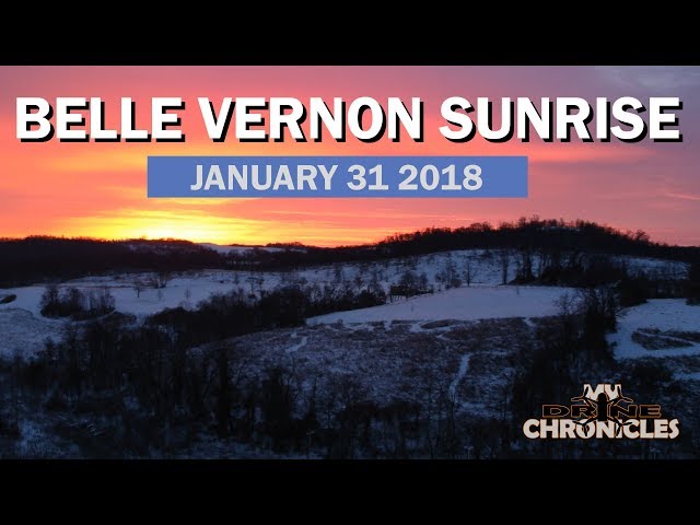 Belle Vernon Sunrise January 31 2018