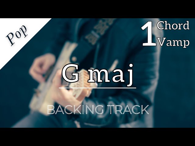 One Chord Backing Track - Pop - G Major - 80 bpm