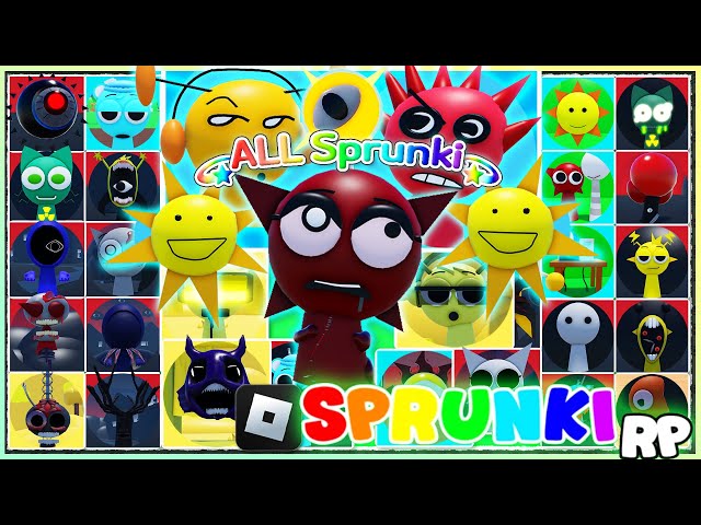 [🌈ALL 32 Sprunki]🌈3D Sprunki RP🔎How To Get ALL Badges🎵 - 🎮ROBLOX [2025]