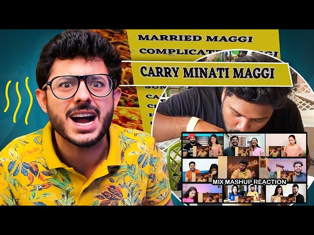 INDIAN FOOD MAGIC - CARRYMINATI - mix mashup reaction