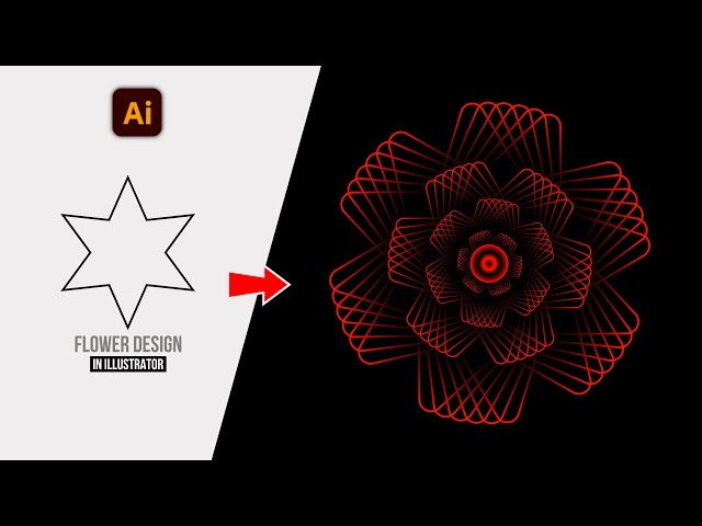 How to Create Flower Design in Illustrator |