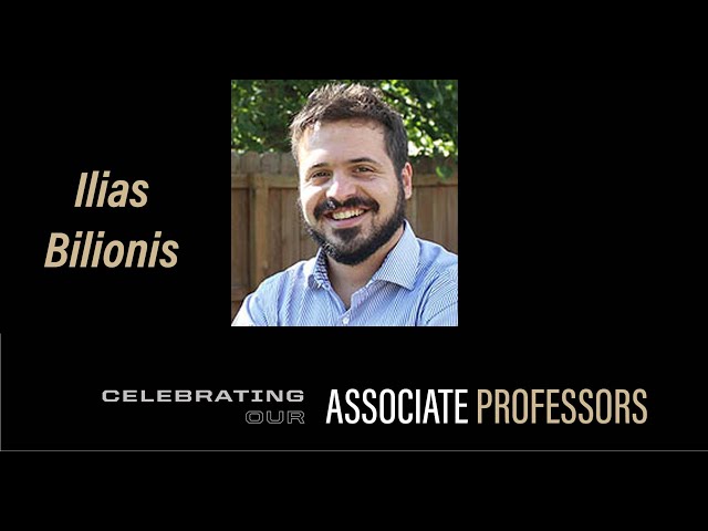 Celebrating Our Associate Professors: Ilias Bilionis