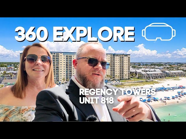 SOLD 🌊 Dive into Luxury with a 360° VR Tour of Regency Towers Unit 818 in 4K 🌟 | Panama City Beach