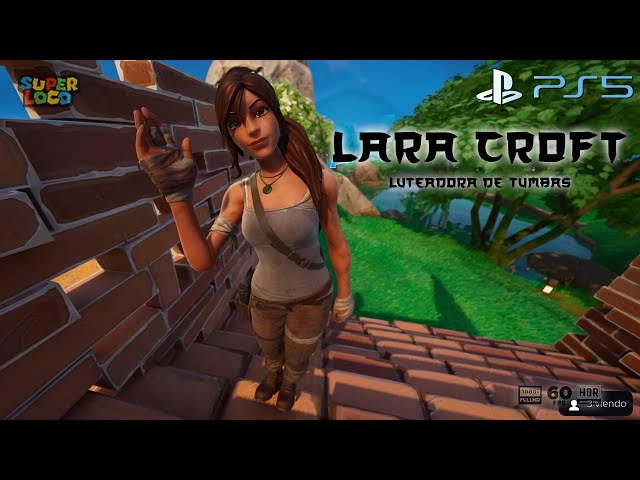 5 💀 PS5 LARA CROFT SUPERLOCO VICTORIA CAMPAL SOLO Fortnite 20250114231732