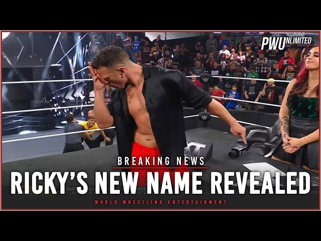 𝘽𝙍𝙀𝘼𝙆𝙄𝙉𝙂 𝙉𝙀𝙒𝙎: Ricky Starks New WWE Name & First Match Officially Announced