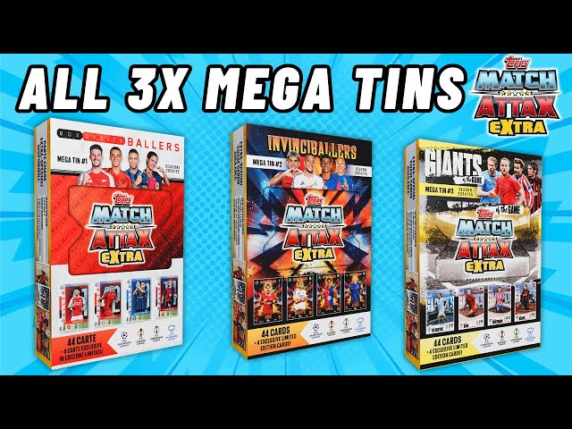 OPENING ALL THE *NEW* MATCH ATTAX EXTRA 24/25 MEGA TINS! | RELIC HUNT!