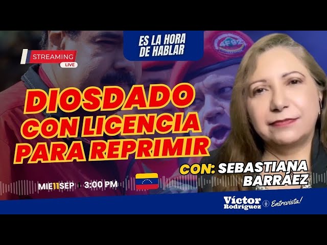 VENEZUELA I Represión con nombre y apellido #EsLaHoraDeHablar con Sebastiana Barráez