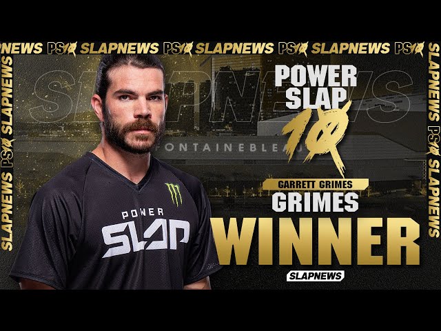 Garrett Grimes is FIRED UP After Disqualification Win at Power Slap 10