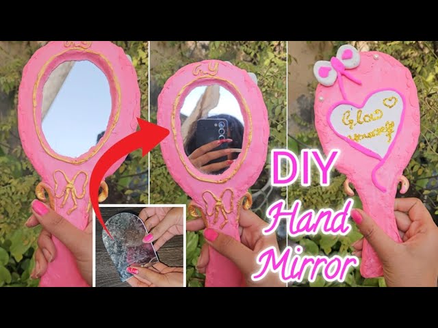 DIY Glam Hand Mirror Tutorial💕| Budget Friendly At Home| Step by Step Guide- Gorgeous Girl🌸