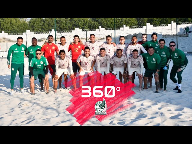 Activación en 360 de la Selección Mexicana de Playa en EAU