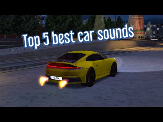 Top 5 Best Car Sounds In Driving School Sim