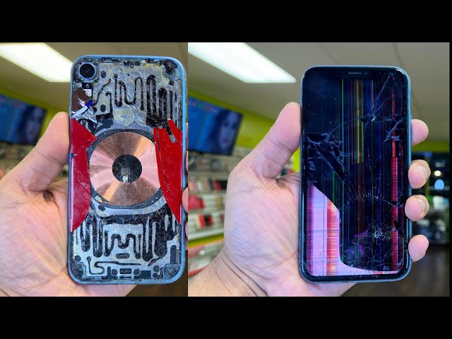 Deep cleaning , Fixing and Color Changing Dirtiest iPHONE!