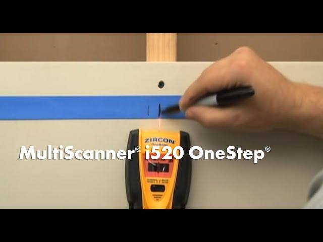 How to Use a Zircon MultiScanner i520 OneStep Stud Finder/Wall Scanner to Find Wall Studs