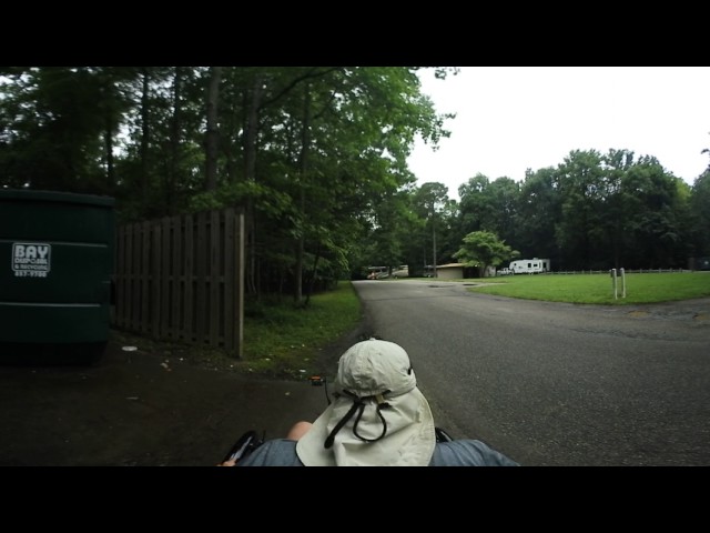 A Man and his Trike; Leaving Newport News Campgrounds