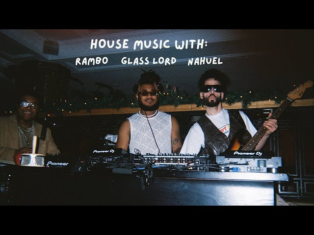 House, funk, disco w/ live guitar & percussion | Glass Lord, Nahuel & Rambo 360° VR @ Le Petit Paris