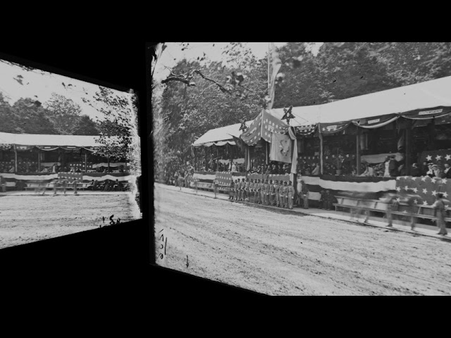 Presidential Reviewing Stand, Guard, May 1865 (silent, still image)