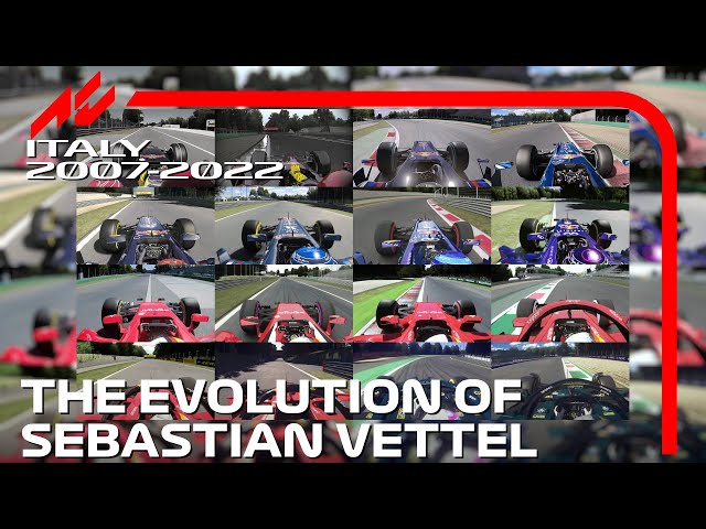 16 Years of Sebastian Vettel and Monza Onboard Evolution | #assettocorsa