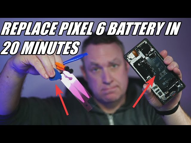 How to replace your Pixel 6 battery quick and inexpensive.