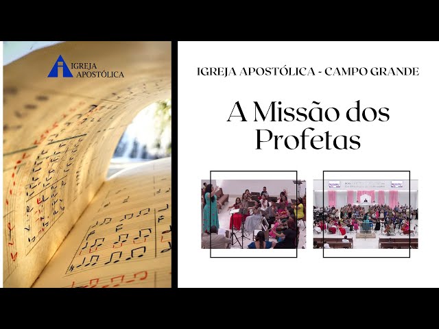 A Missão dos Profetas - IGREJA APOSTÓLICA