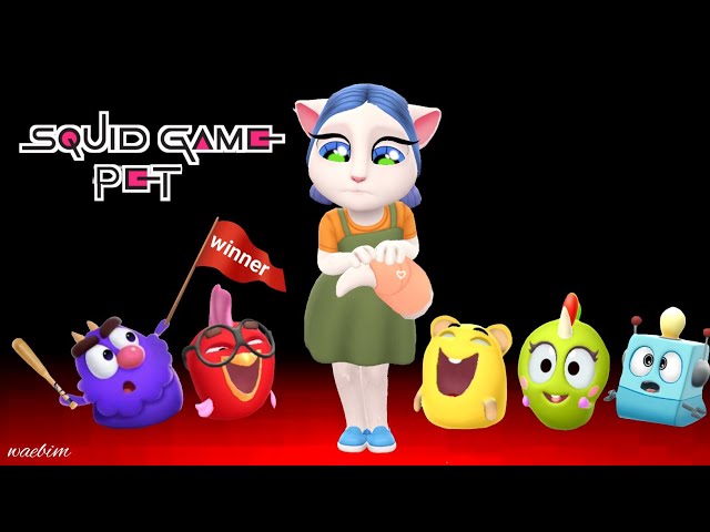 My Talking Tom Friends - AMONG US - SQUID GAME PET