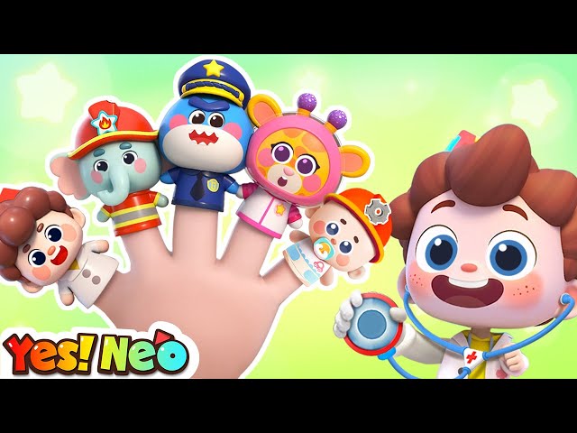 🔴LIVE | Finger Family Song with Jobs | Educational Song | Nursery Rhymes & Kids Songs | Yes! Neo