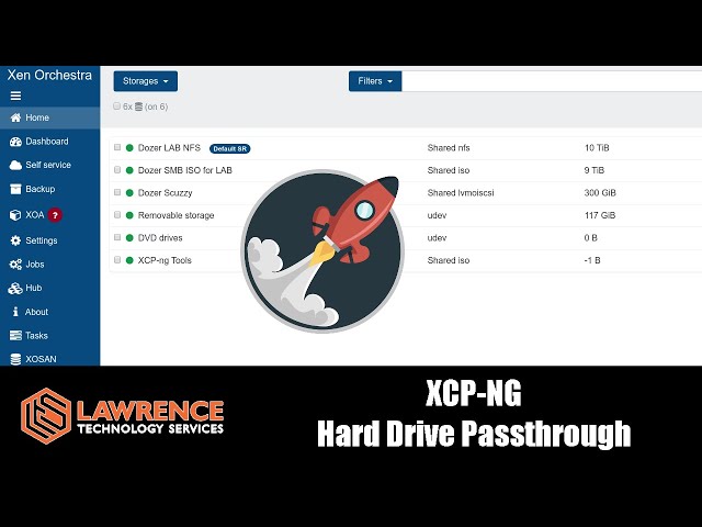 Xenserver Hard Drive / Whole Disk Passthrough with XCP-NG