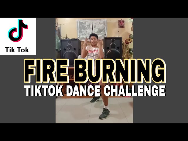 FIRE BURNING | TIKTOK CHALLENGE | MIRRORED SLOW MO TUTORIAL