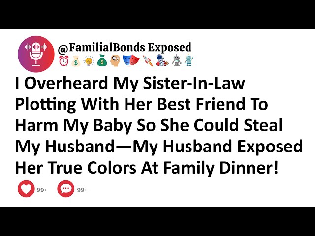 I Overheard My Sister-In-Law Plotting With Her Best Friend To Harm My Baby So She Could Steal My...